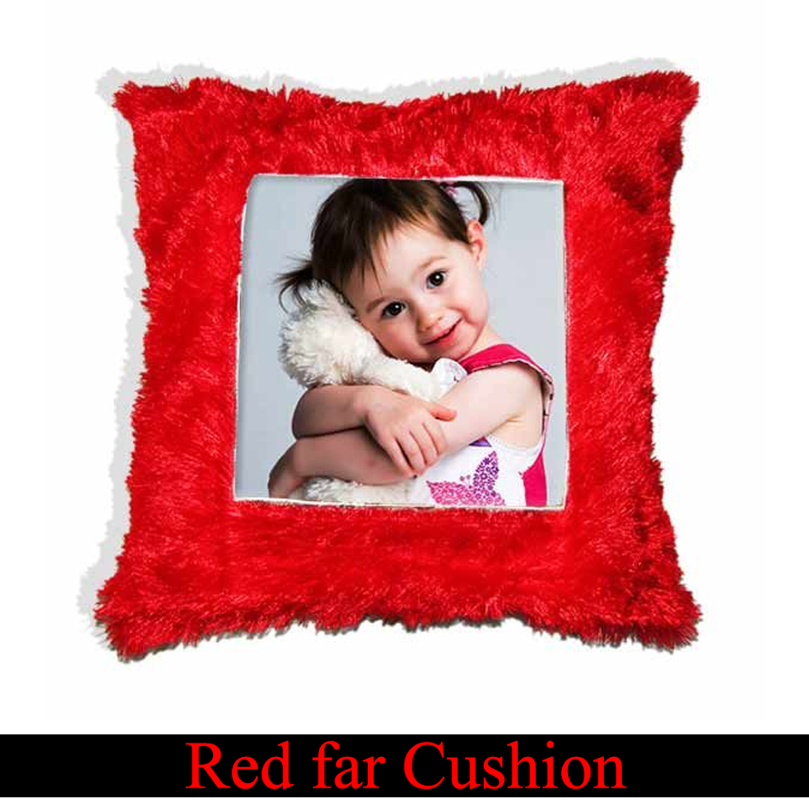 red far cushion
