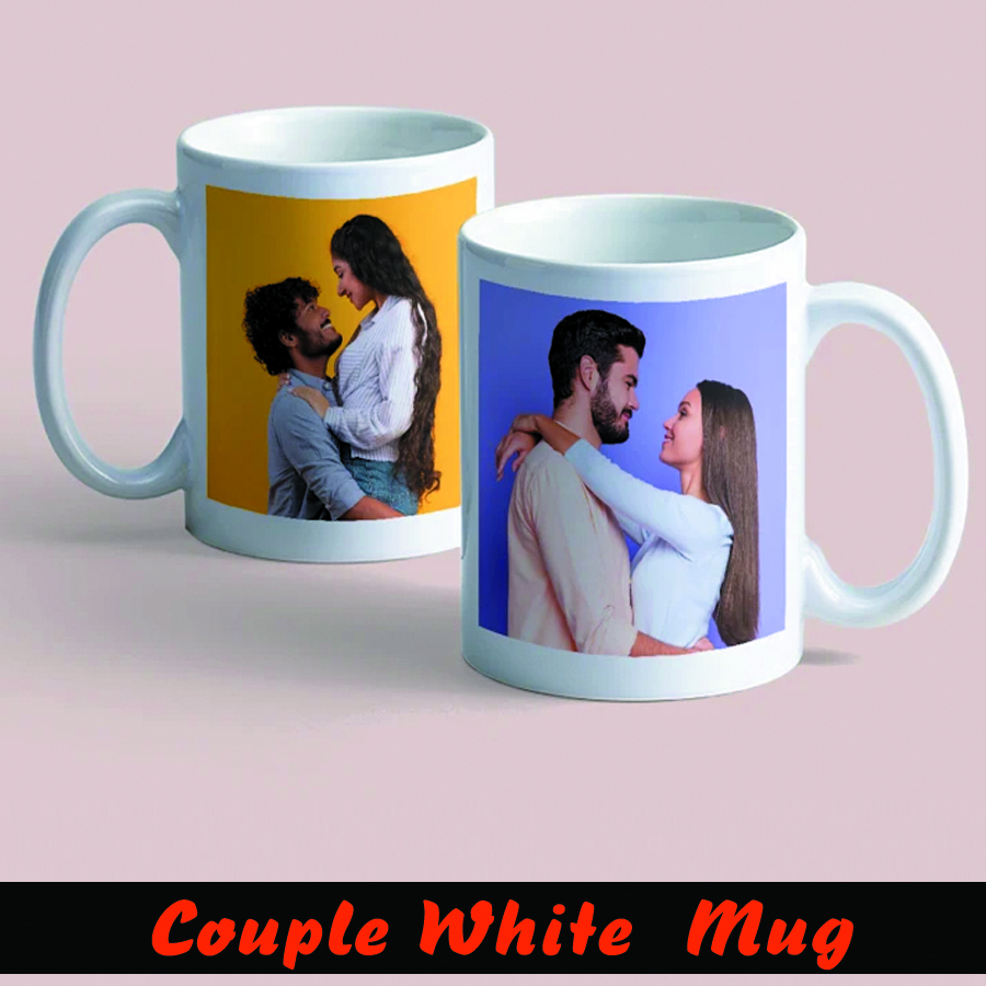 couple white mug 
