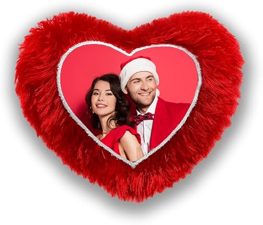 Red heart Far Cushion 